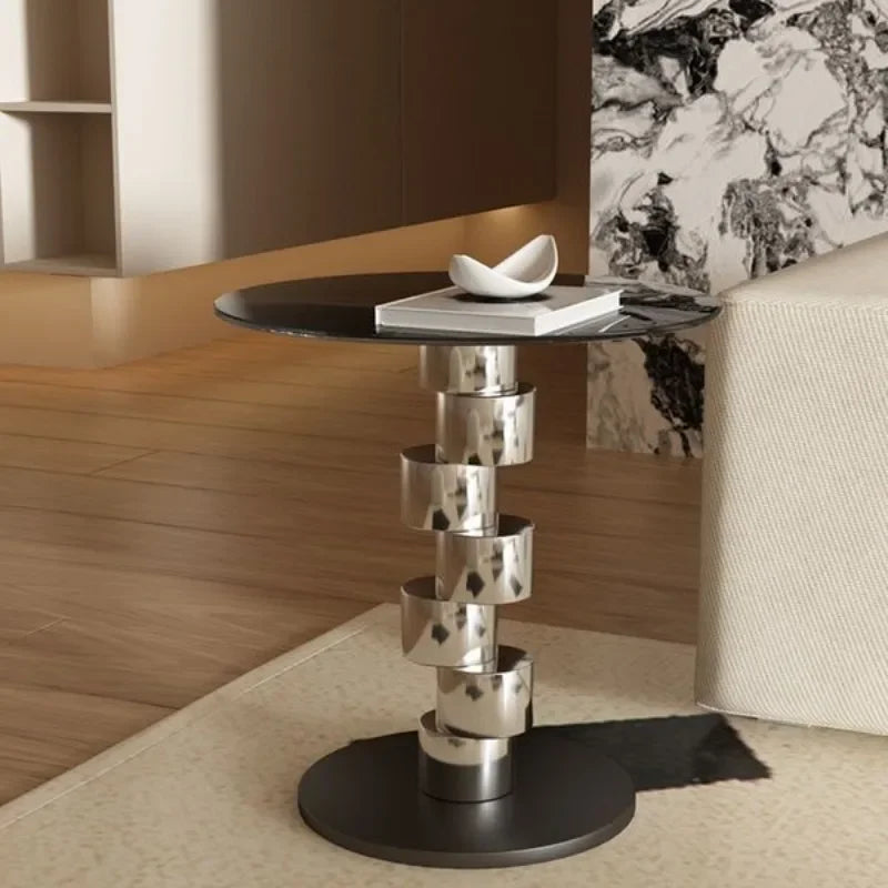 Nordic Furniture Round Glass Coffee Table