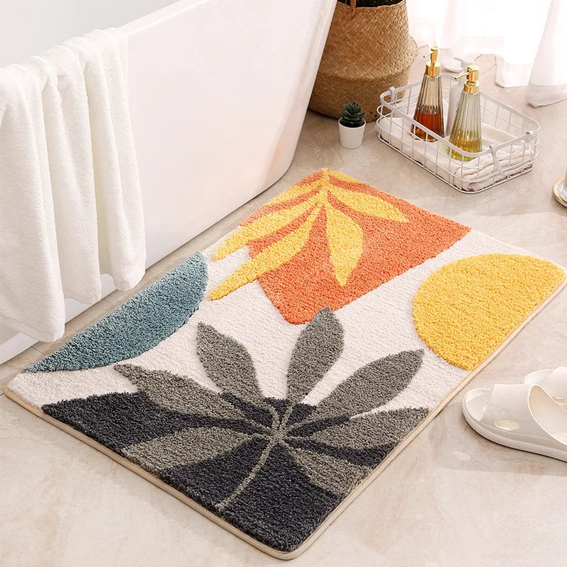 Non-Slip Soft Machine Washable Shower Floor Rug