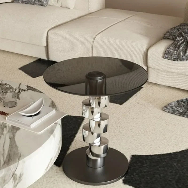 Nordic Furniture Round Glass Coffee Table
