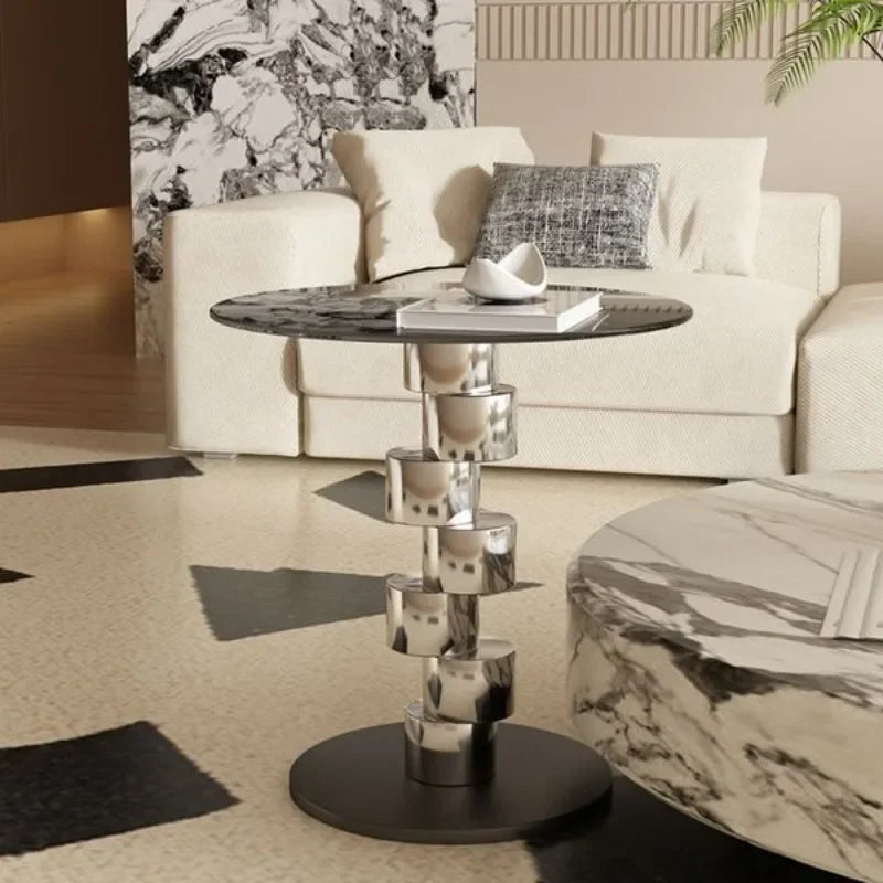 Nordic Furniture Round Glass Coffee Table